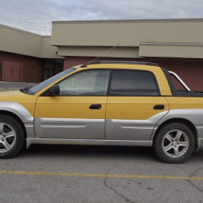 Rarezas circulando 10: Subaru Baja amarilla&nbsp;2003.